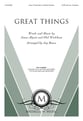 Great Things SATB choral sheet music cover